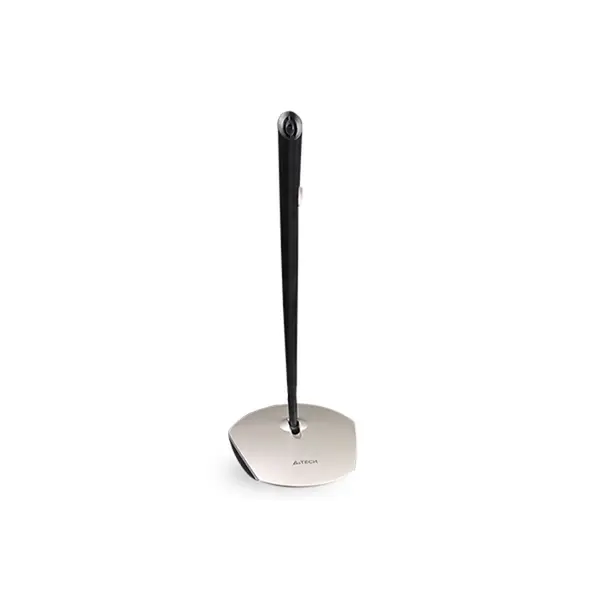 A4Tech MI-10 Desktop Stand Microphone, Omni-Directional Voice Pickup, 3.5mm Gold-Plated Plug, Adjustable Gooseneck Design, On/Off Mute Switch