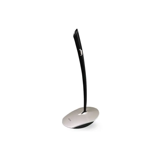 A4Tech MI-10 Desktop Stand Microphone, Omni-Directional Voice Pickup, 3.5mm Gold-Plated Plug, Adjustable Gooseneck Design, On/Off Mute Switch