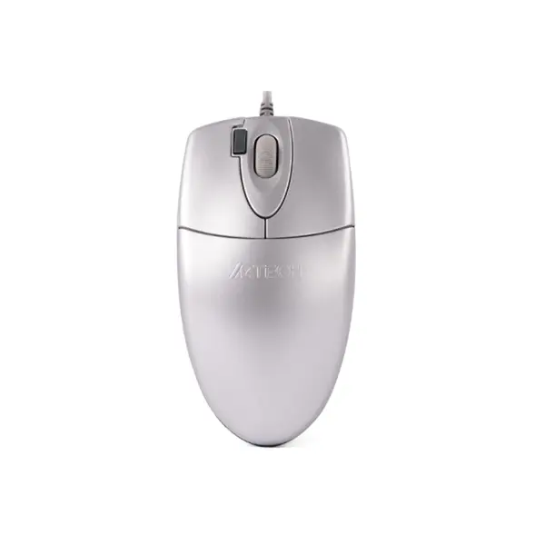 A4Tech OP-620DS 2X Silent Click Wired Optical Mouse, 1200 DPI Optical Sensor, 2X Double-Click Button, 4-Way Smart Wheel, 5 Million Click Lifecycle, USB Connectivity