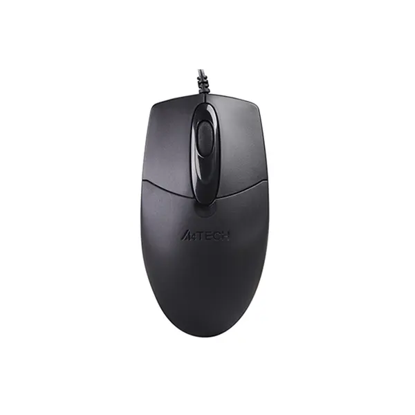 A4Tech OP-720S Silent Click Wired Optical Mouse, 1200 DPI Optical Sensor, 4-Way Smart Wheel, 8-in-One Gesture Support, 5 Million Click Lifecycle, USB Connectivity