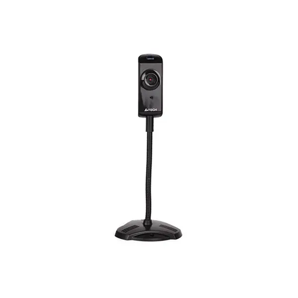 A4Tech PK-810G Anti-Glare Webcam, VGA 640×480 Resolution, Built-In Microphone, 52° Viewing Angle, Fixed Focus Lens, USB Plug-and-Play Webcam
