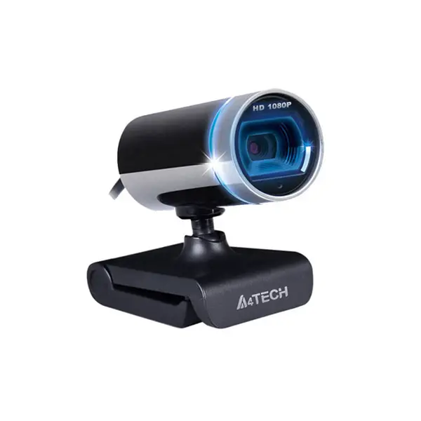 A4Tech PK-910H Full HD 1080P Webcam, 1920×1080 Resolution, Built-In Noise Reduction Microphone, 70° Viewing Angle, USB Plug-and-Play Webcam