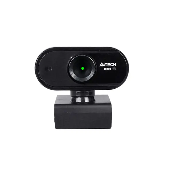 A4Tech PK-925H Full HD 1080P Webcam, 1920×1080 Resolution, Built-In Noise Reduction Microphone, 78° Wide Viewing Angle, USB Plug-and-Play Webcam