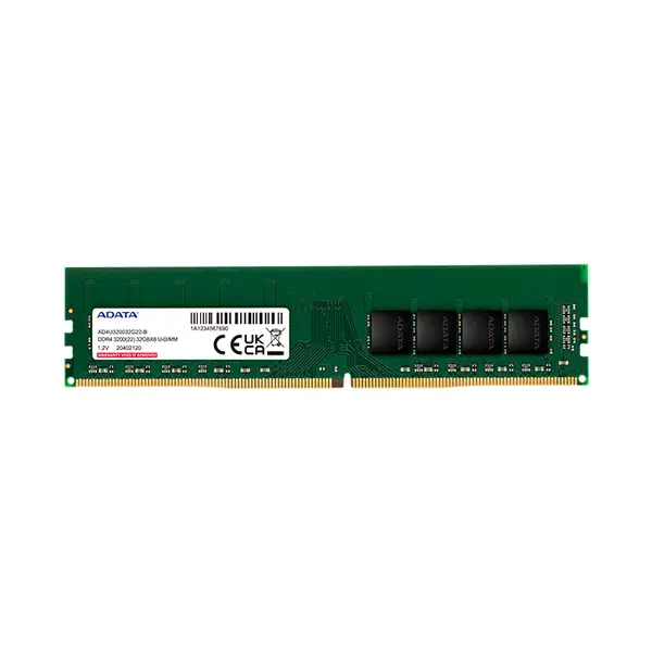ADATA 16GB DDR4 3200MHz Desktop Memory Module, U-DIMM Desktop RAM, CL22 Performance, 1.2V Operating Voltage