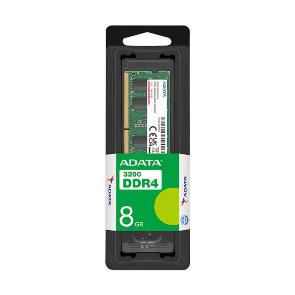 ADATA 8GB DDR4 3200MHz Laptop Memory Module, U-DIMM Desktop RAM, CL22 Latency, 1.2V Operating Voltage, High-Speed System Memory Upgrade