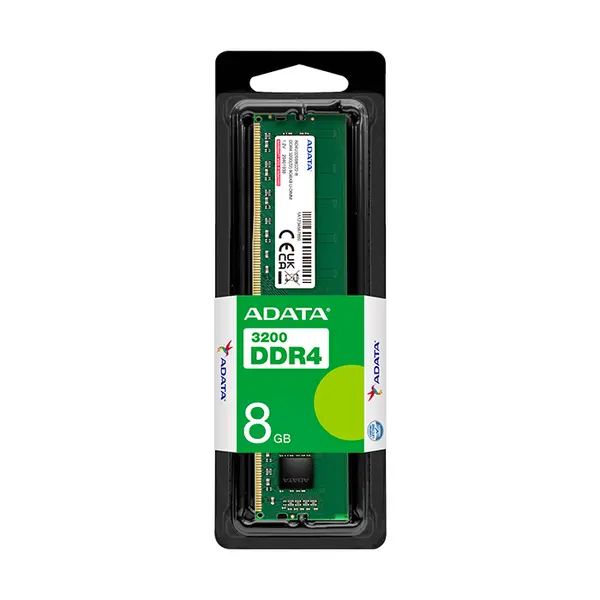 ADATA 8GB DDR4 3200MHz Desktop Memory Module, U-DIMM Desktop RAM, CL22 Performance, 1.2V Operating Voltage
