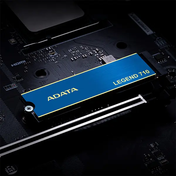 ADATA LEGEND 710 512GB PCIe Gen3 x4 M.2 2280 NVMe SSD, 2400MB/s Read Speed, 1800MB/s Write Speed, 3D NAND Flash, SLC Caching