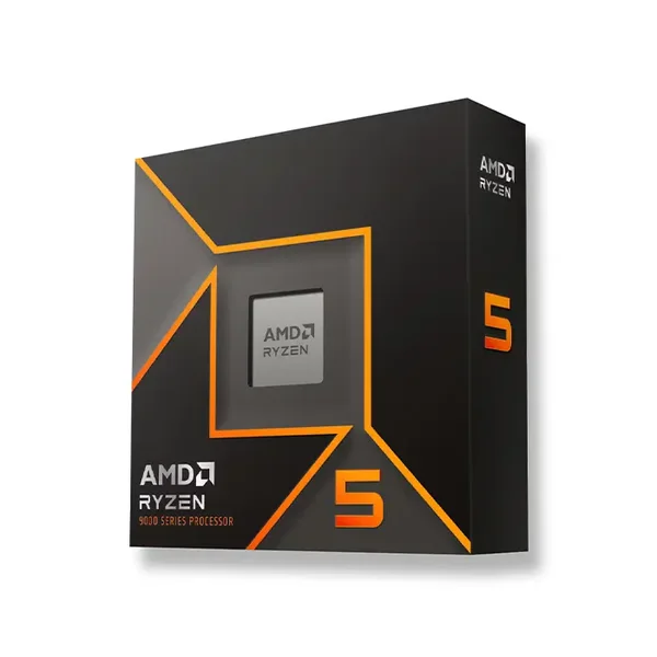 AMD Ryzen 5 9600X Desktop Processor 6 Cores 12 Threads, Up to 5.40GHz Max Boost Clock, Zen 5 Architecture, AM5 Socket, Unlocked Gaming and Productivity CPU