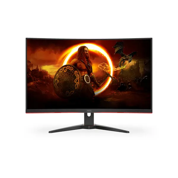 AOC C32G2ZE2 32 Inch Curved Full HD 250Hz Gaming Monitor, 1920×1080 Resolution, Curved High-Speed Panel, Ultra High Refresh Rate Competitive Esports Display