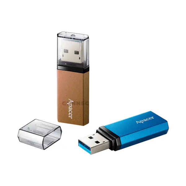 Apacer AH25C USB 3.2 Gen 1 Flash Drive, Matte Metal Exterior, Pen Cap Design, High-Speed Data Transfer, USB Type-A Portable Storage Drive
