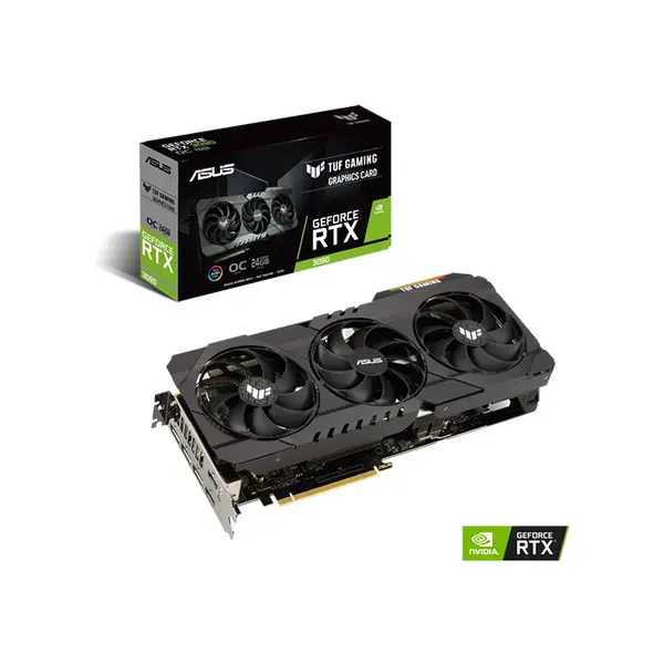 ASUS TUF Gaming GeForce RTX 3090 24GB Graphics Card, 24GB GDDR6X Military-Grade Triple Fan High Performance Gaming GPU