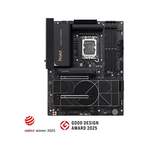 ASUS ProArt Z890-CREATOR WIFI ATX Motherboard, Intel Z890 Chipset, LGA1851 Socket, DDR5 Memory Support, PCIe 5.0 Expansion, WiFi 7 Connectivity, Thunderbolt 5 Support, Professional Creator Workstation Motherboard