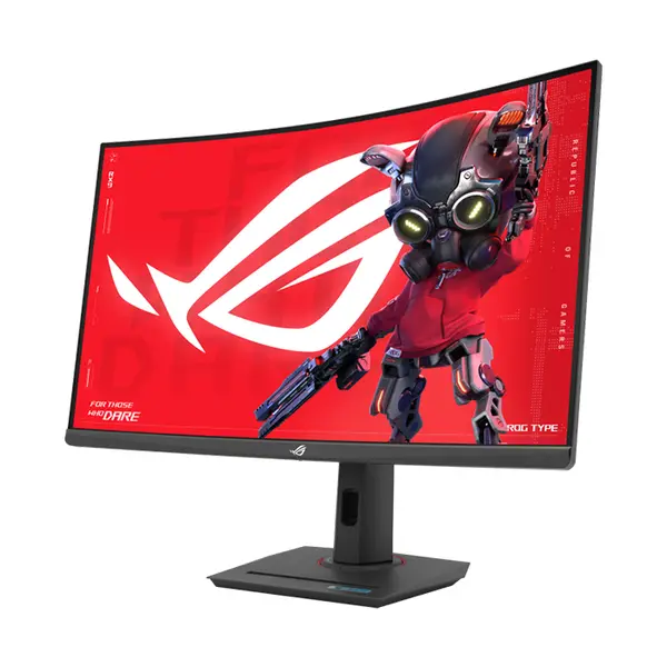 ASUS ROG Strix XG32WCS 31.5-Inch Curved QHD Fast VA Gaming Monitor, 180Hz Refresh Rate, 1ms Response Time, DisplayHDR 400, USB Type-C