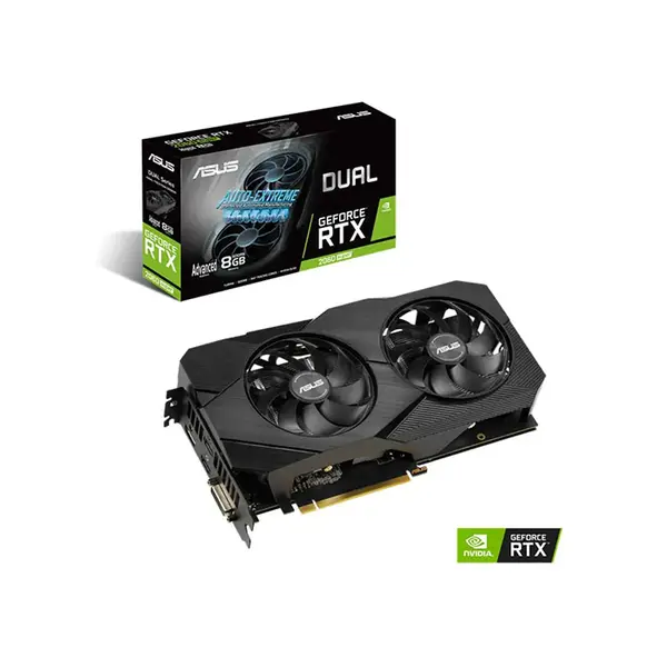 ASUS Dual GeForce RTX 2060 SUPER EVO V2 Advanced Edition 8GB GDDR6 Graphics Card, Factory Overclocked Dual Fan Gaming GPU