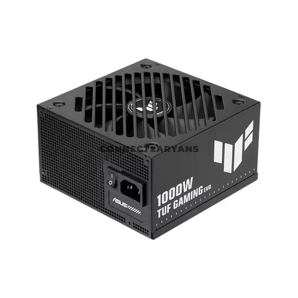 ASUS TUF Gaming 1000W Gold EVO Power Supply, ATX 3.1, PCIe 5.1, 80 PLUS Gold, Cybenetics Platinum 230V / Gold 115V, 12V-2x6 16-Pin Connector, 135mm Dual-Ball Bearing Fan, Premium Embossed Cables, TUF-GAMING-1000G-EVO