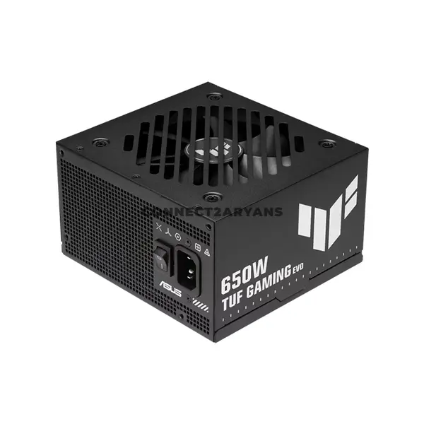 ASUS TUF Gaming 650W Bronze EVO Power Supply, ATX 3.1, 80 PLUS Bronze Efficiency, Active PFC, 650W +12V Output, PCIe 6+2-Pin Connectors, 140mm Compact ATX PSU, TUF-GAMING-650B-EVO