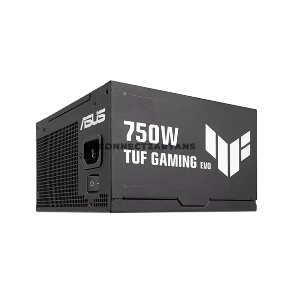 ASUS TUF Gaming 750W Gold EVO Power Supply, ATX 3.1, PCIe 5.1, 80 PLUS Gold + Cybenetics Gold, Fully Modular, 16-Pin PCIe Cable, 135mm Dual Ball Bearing Fan, Military-Grade Capacitors, Protective PCB Coating