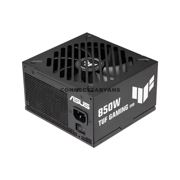 ASUS TUF Gaming 850W Gold EVO Power Supply, ATX 3.1, PCIe 5.1, 80 PLUS Gold, Cybenetics Platinum 230V / Gold 115V, 12V-2x6 16-Pin Connector, Fully Modular, 140mm Compact Design, TUF-GAMING-850G-EVO