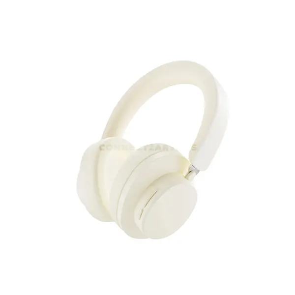 Attack Shark G500 Off White Wireless Gaming Headset, 40mm Drivers, Hybrid Active Noise Cancelling, Bluetooth 5.3 & 3.5mm Wired Dual-Mode Connectivity, 360 Reality Audio, Hi-Res Wireless, Omnidirectional Microphone & 210g Ultra-Light Design