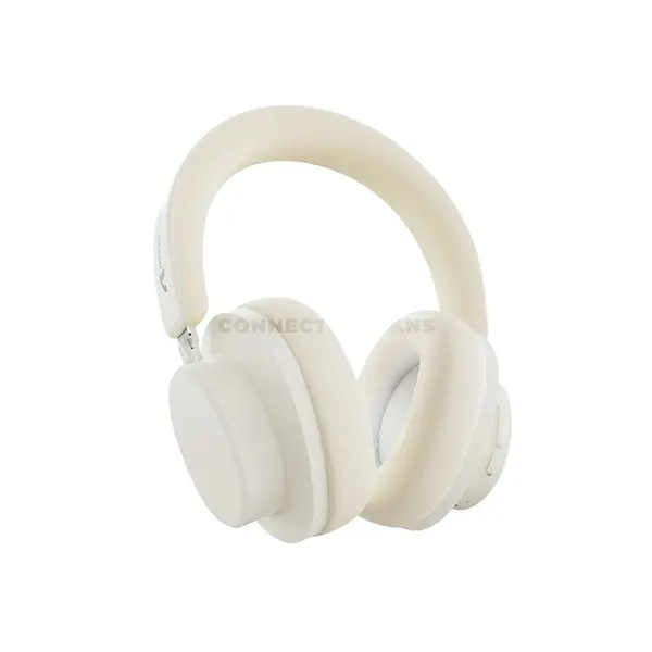 Attack Shark G500 Off White Wireless Gaming Headset, 40mm Drivers, Hybrid Active Noise Cancelling, Bluetooth 5.3 & 3.5mm Wired Dual-Mode Connectivity, 360 Reality Audio, Hi-Res Wireless, Omnidirectional Microphone & 210g Ultra-Light Design