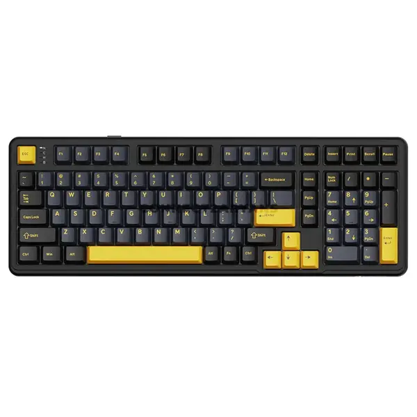 Attack Shark X98 Star Black 98% Wireless Mechanical Gaming Keyboard, 102 Keys, Pre-Lubed Linear Strawberry Switches, Tri-Mode Bluetooth 5.0 2.4GHz & USB-C Wired, Upgraded Gasket Mount, 3/5-Pin Hot-Swappable, PBT Keycaps, South-Facing RGB & 4000mAh Ba