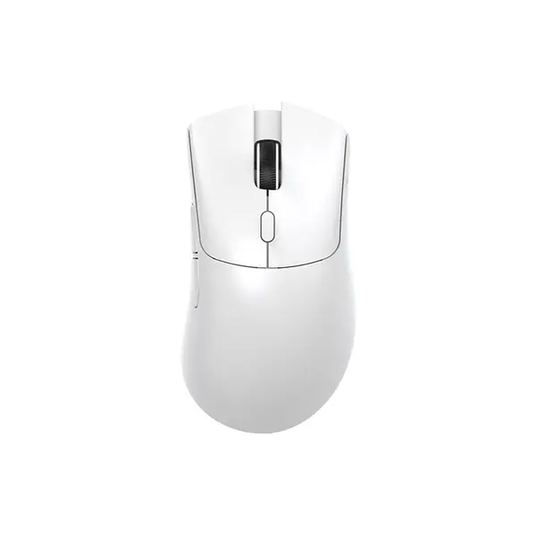 ATTACK SHARK R1 Wireless Gaming Mouse, White Edition, Lightweight Ergonomic Design with High Precision Optical Sensor
