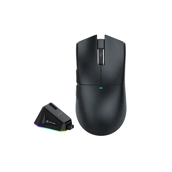 ATTACK SHARK X11 Wireless Gaming Mouse with Charging Dock Black Edition, Lightweight Design, High-Precision Optical Sensor, Wireless Competitive Gaming Mouse
