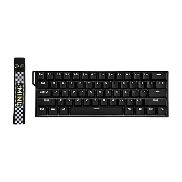 Aula MIN60 HE Magnetic Gaming Keyboard Black, LEOBOG Stormrise / Wind Cloud Magnetic Switches, 60% Compact Layout, Hall Effect Technology, RGB Backlighting, Esports Gaming Keyboard