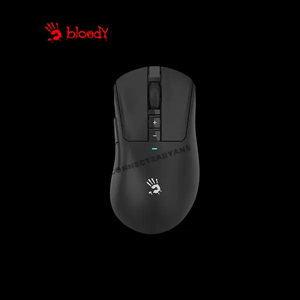 Bloody R73 Pro Wireless Gaming Mouse Black, 26000 CPI Optical Sensor, 2.4GHz Wireless & USB Wired Connectivity, Esports Gaming Mouse, High-Performance Tracking