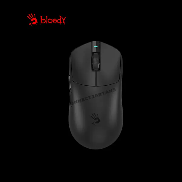 Bloody R77 Ultra Dock Wireless Gaming Mouse Black, 20000 CPI Optical Sensor, 2.4GHz Wireless & USB Wired Connectivity, Charging Dock Included, Esports Gaming Mouse