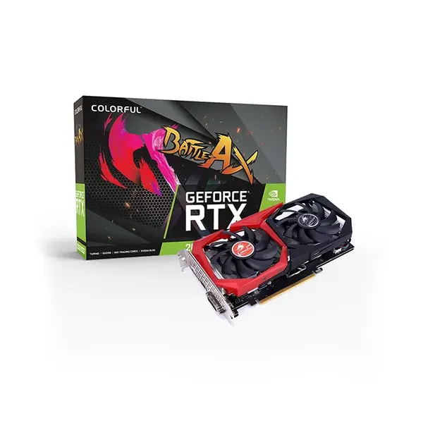 Colorful GeForce RTX 2060 SUPER NB 8GV Graphics Card, 8GB GDDR6 Memory, Dual Fan Cooling Design, NVIDIA Turing Architecture, High-Performance 1080p and 1440p Gaming GPU