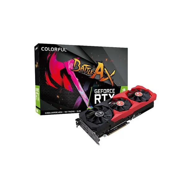Colorful GeForce RTX 3080 Ti NB V 12GB Graphics Card, 12GB GDDR6X Memory, Triple Fan Cooling System, NVIDIA Ampere Architecture, High-Performance 4K Gaming GPU