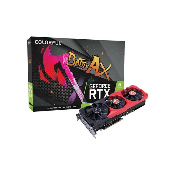 Colorful GeForce RTX 3090 NB V 24GB Graphics Card, 24GB GDDR6X Memory, Triple Fan Cooling System, NVIDIA Ampere Architecture, High-Performance 4K Gaming GPU