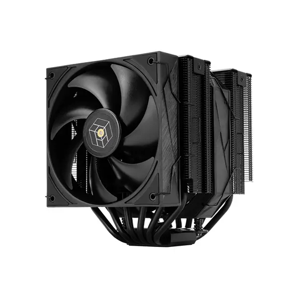 Thermalright Royal Pretor 130 Black High-Performance CPU Air Cooler, Dual Tower High Airflow Heatsink Cooler with Advanced Heatpipe Design