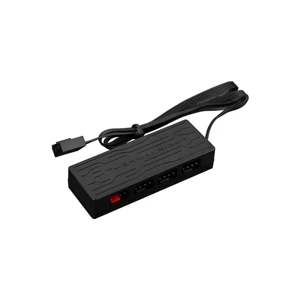 Thermalright Fan Hub X4 4-Port PWM Fan Hub, Multi-Fan Controller with PWM Speed Synchronization Support, Centralized PC Cooling Management Solution