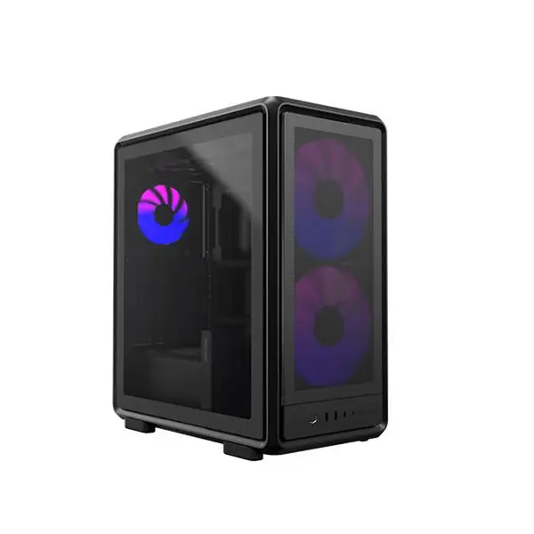 Cooler Master MasterFrame 500 Mesh Black ARGB ATX PC Case, High-Airflow Mesh Front Design, Modular Chassis Architecture, ARGB Gaming Showcase Case