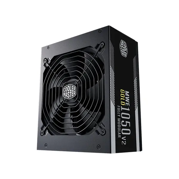 Cooler Master MWE Gold V2 1050W Power Supply, 80 PLUS Gold Certified Efficiency, Fully Modular Cable Design, ATX Form Factor, High-Performance Gaming and Professional System PSU