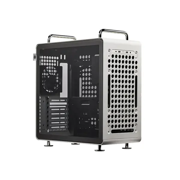 Cooler Master Qube 540 Moonstone ATX PC Case, Panoramic Tempered Glass Gaming Chassis, Full-View Showcase Design, Premium Gaming and Performance PC Case