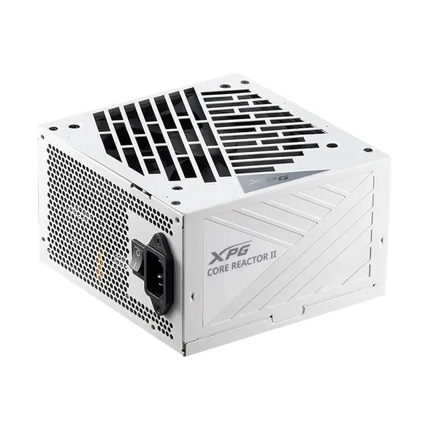 XPG CORE REACTOR II 850W Gaming Power Supply White, 80 PLUS Gold Certified Efficiency, ATX 3.1 and PCIe 5.1 Ready, Fully Modular Cable Design, 120mm Fluid Dynamic Bearing Fan, High-Performance PSU