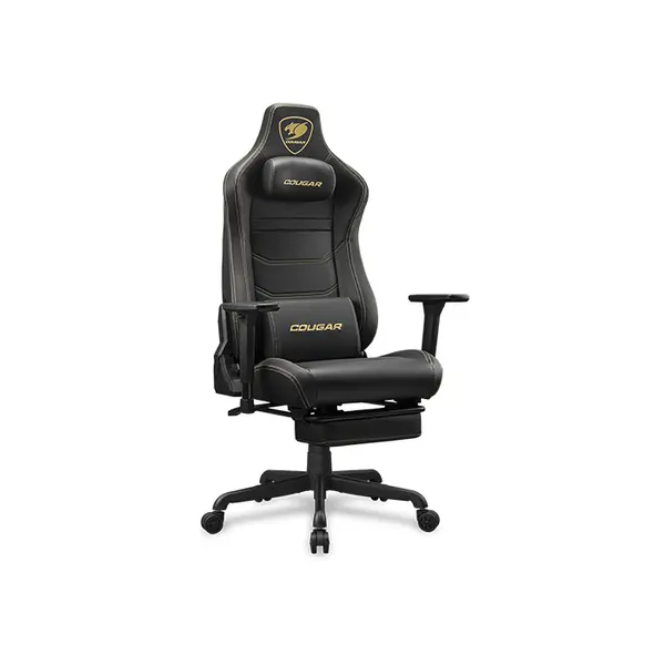 COUGAR ARMOR EVO S GOLD Gaming Chair, 3D Adjustable Armrests, Premium Ergonomic Racing Style Design, High-Comfort Gaming and Office Seating Solution