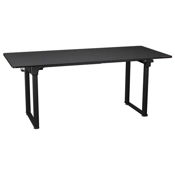 COUGAR E-GRAV 180 Electric 4-Leg Height Adjustable Gaming Desk Black, 180 × 80cm Carbon Fiber Desktop, Dual-Motor System, Dual Memory Presets, Full Desk Mouse Pad, Cable Management & Headset Hook