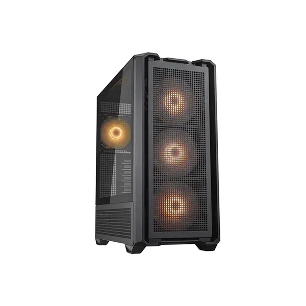 COUGAR MX600 RGB Full Tower Gaming Case Black Edition, Tempered Glass Side Panel, High Cooling Performance Design, Premium Showcase Gaming Chassis