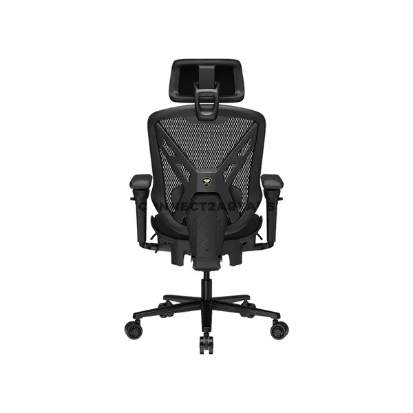 COUGAR SPEEDER NEO Ergonomic Gaming Chair with Chenille Yarn Mesh Backrest, Multi-Layer Cushioning Seat, 3D Hyperrotation Armrests, Adjustable Lumbar Support, Retractable Footrest & Class 4 Gas Lift
