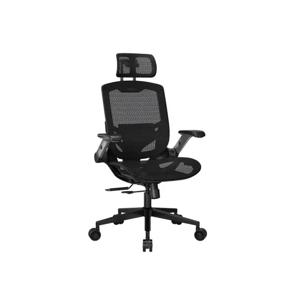 COUGAR SPEEDER ONE Black Ergonomic Gaming Chair, Racing Style Adjustable Gaming Seat, Integrated Lumbar Support Design, Premium Gaming and Office Chair