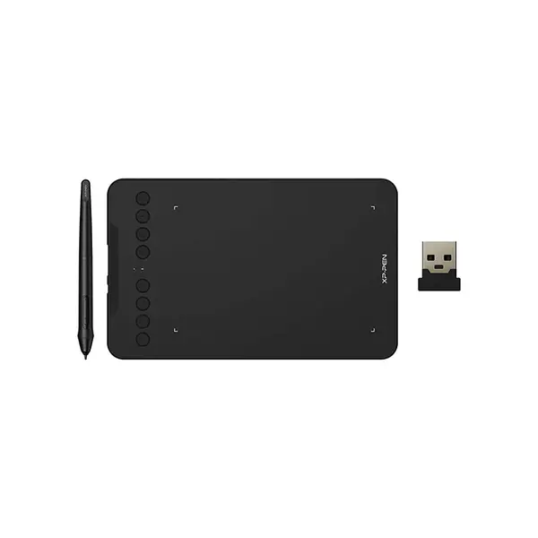 XP-Pen Deco Mini7W Wireless Graphics Tablet, Compact Digital Drawing Tablet, Wireless Connectivity, Battery-Free Stylus Support, Portable Creative Tablet for Digital Art and Illustration