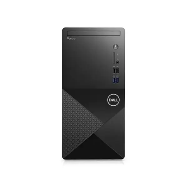 Dell Vostro 3910 Tower Desktop PC, Intel Core i3-12100 Processor, 8GB RAM, 256GB SSD, Intel UHD 730 Graphics, DOS Operating System