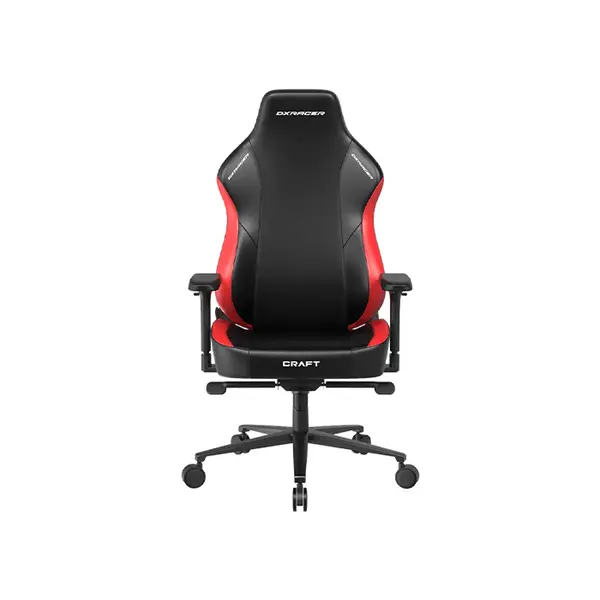 DXRacer CRAFT Series Extra Large Gaming Chair Black Red Edition, Premium Ergonomic Design, Adjustable Comfort Features, High-Density Foam Support, Professional Gaming and Office Chair