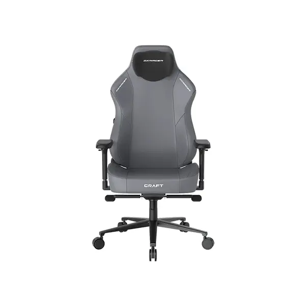 DXRacer CRAFT Series Extra Large Ergonomic Gaming Chair Grey Edition, Premium Comfort Design, Adjustable Ergonomic Support, High-Density Foam Construction Gaming Chair
