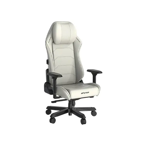 DXRacer MASTER Series Ergonomic Gaming Chair White Edition, Premium Adjustable Design, Advanced Ergonomic Support, High-Comfort Gaming and Professional Office Chair