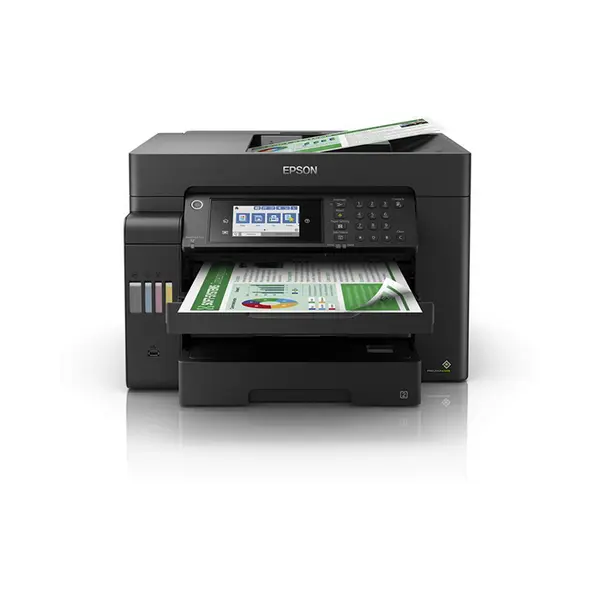 Epson EcoTank L15150 A3+ Ink Tank Printer, Print Copy Scan Fax Functions, Automatic Duplex Printing, Automatic Document Feeder, Wi-Fi Ethernet and USB Connectivity, High-Volume Business Multifunction Printer
